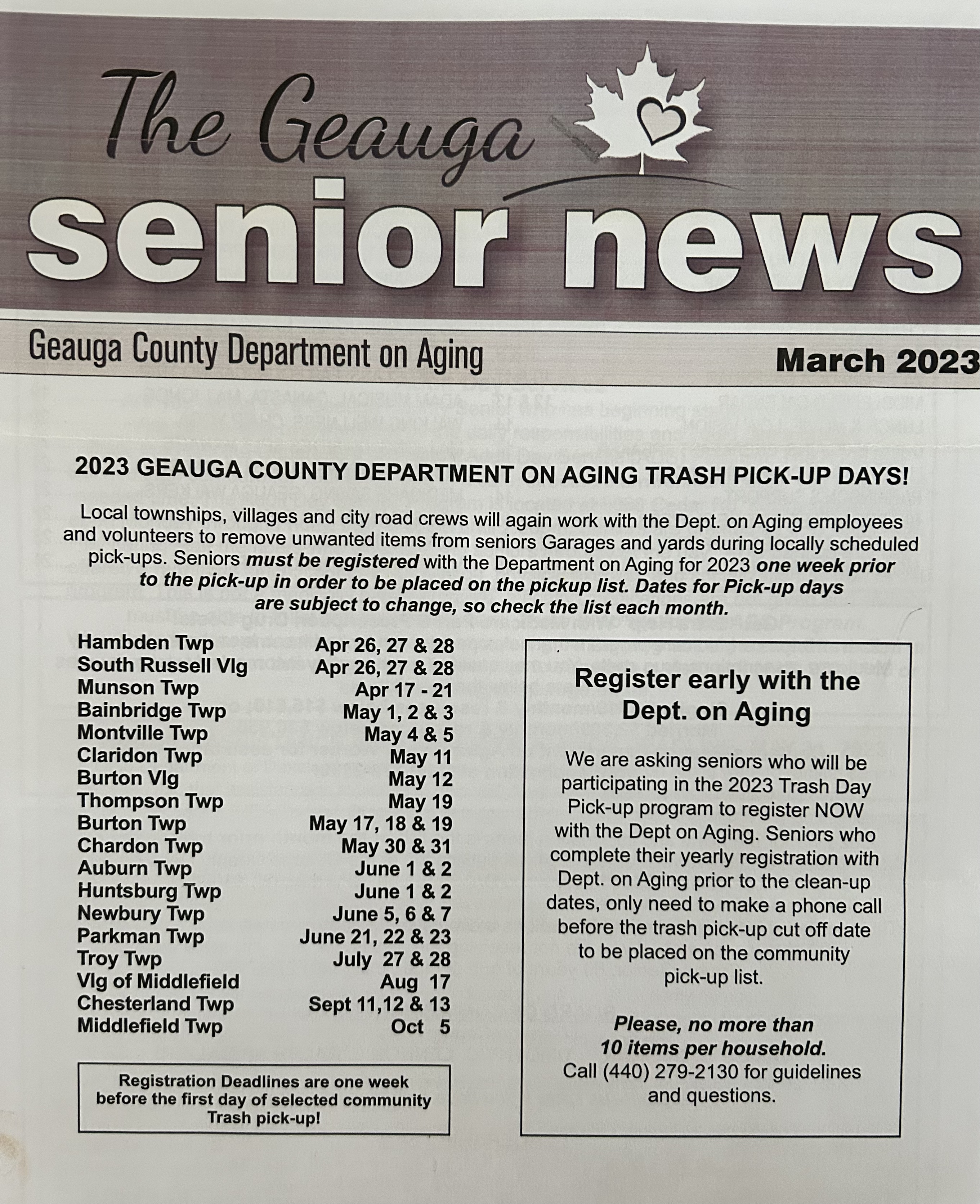 senior news
